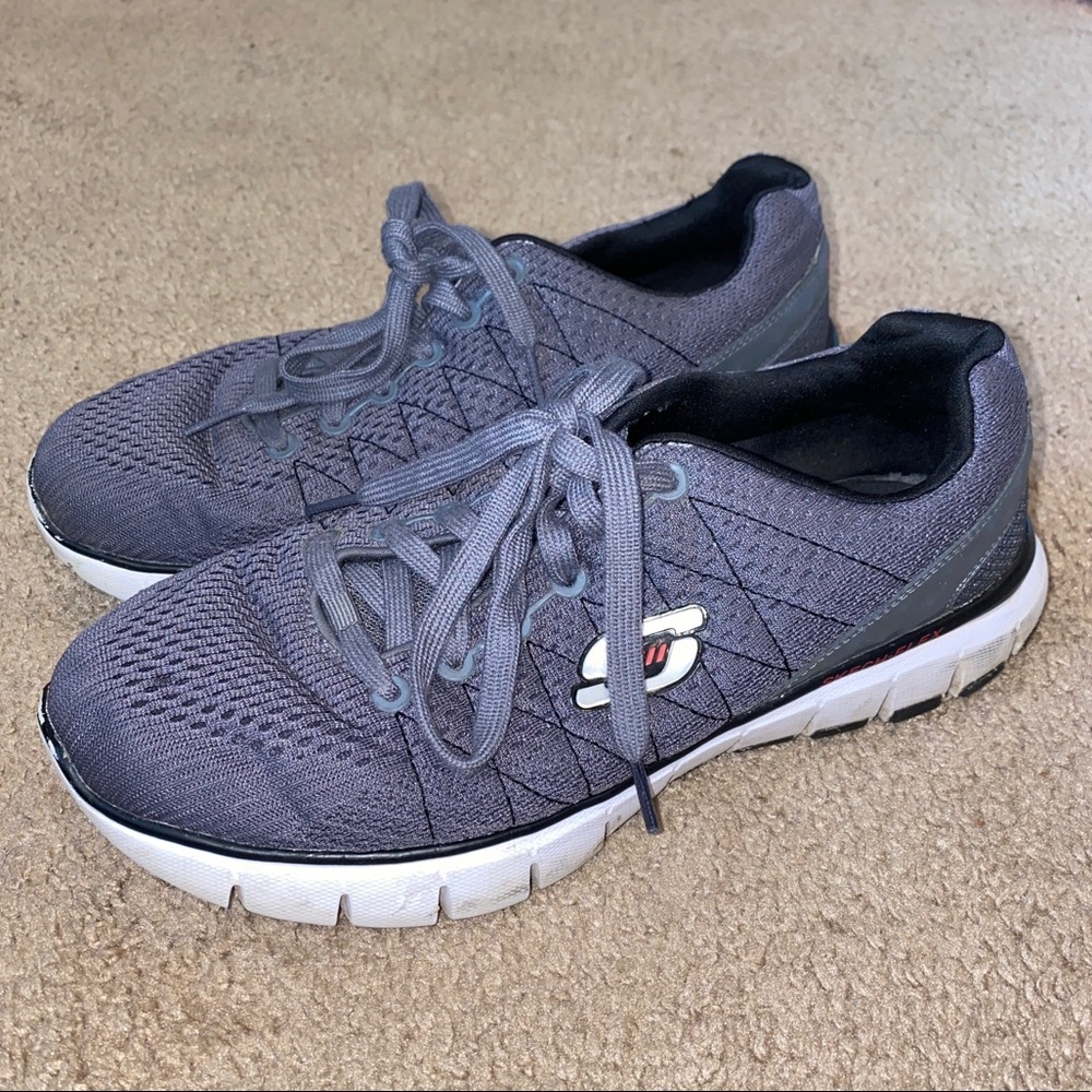 Grey sneakers